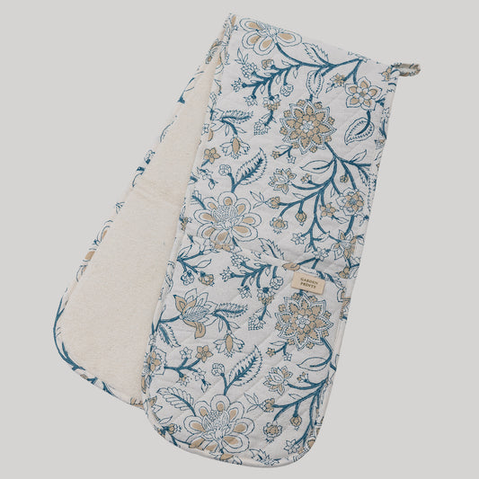 Meadow Bloom Quilted Double Oven Mitt