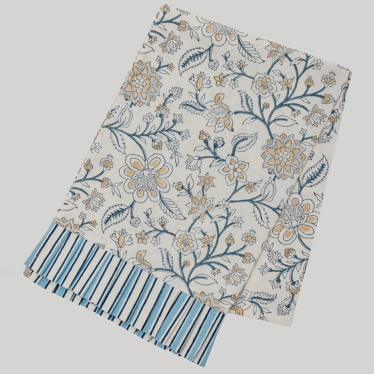 Meadow Bloom & Stripe Tea Towel Set