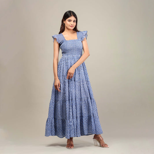 Bella Smocked Maxi Dress