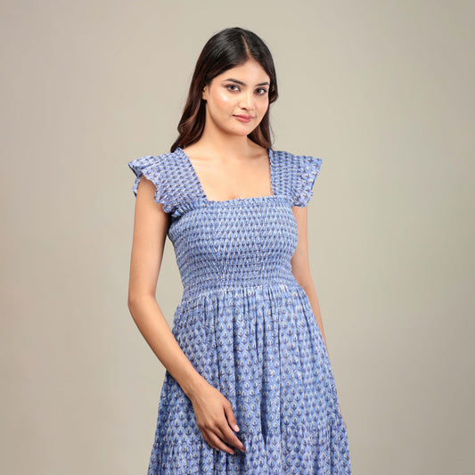 Bella Smocked Maxi Dress