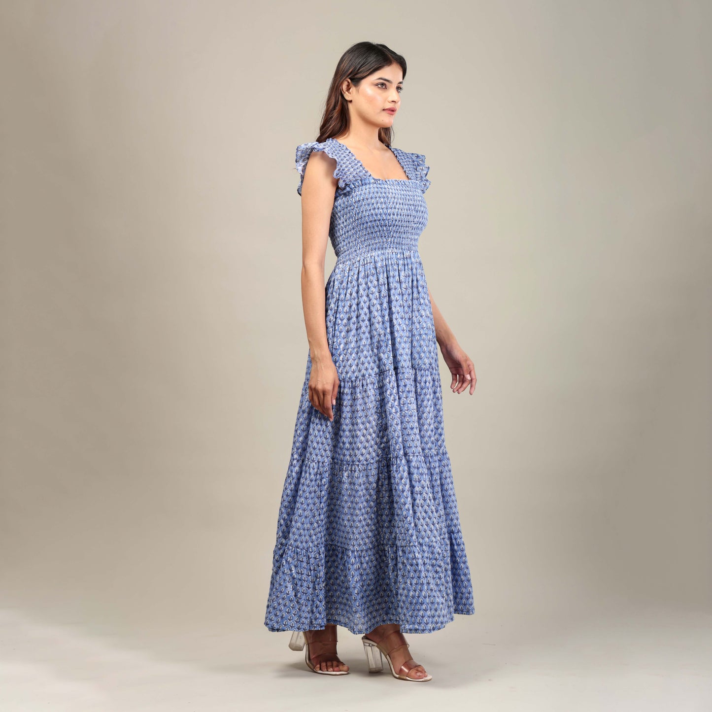 Bella Smocked Maxi Dress