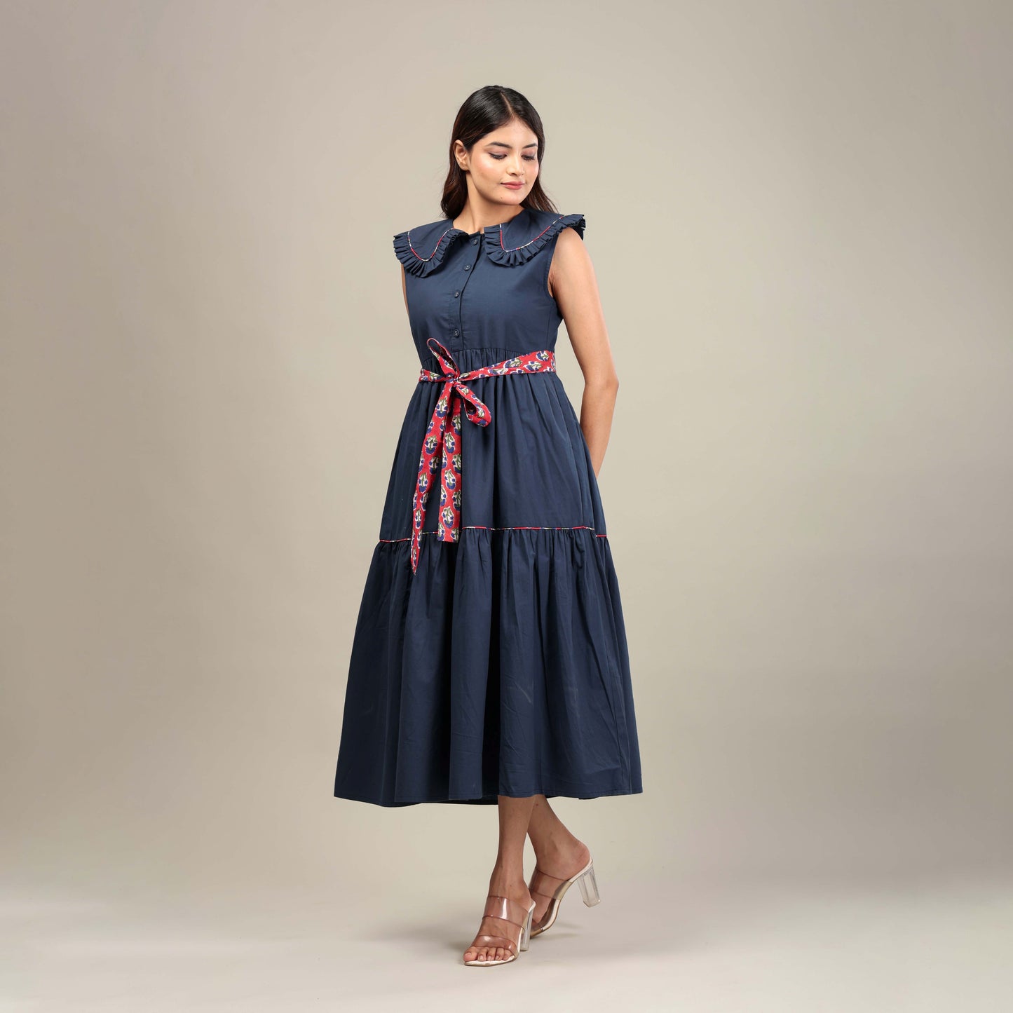 Indigo Midi Dress