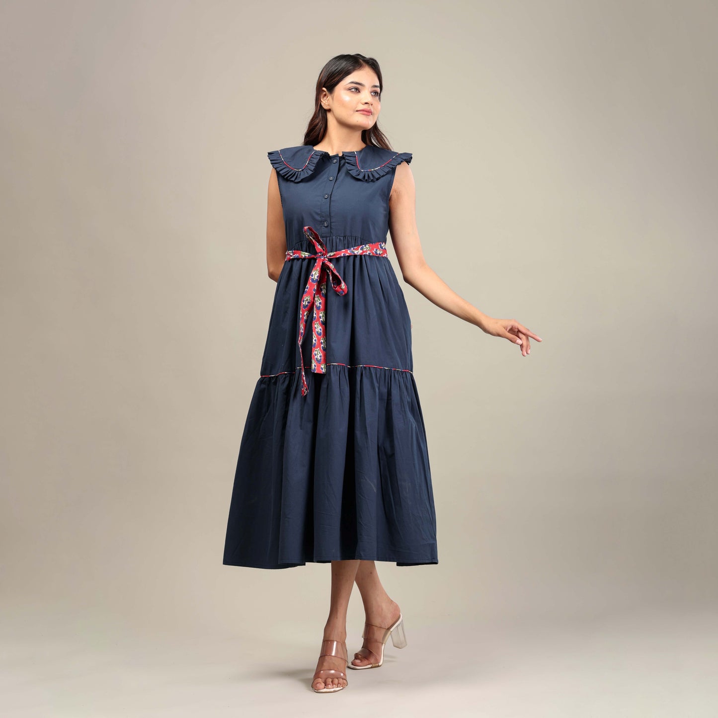 Indigo Midi Dress